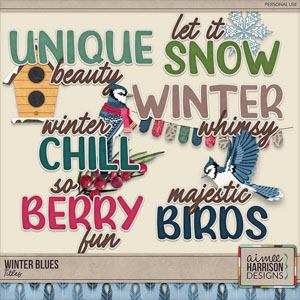 Winter Blues Titles by Aimee Harrison