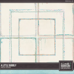 A Little Bubbly Messy Edges by Aimee Harrison