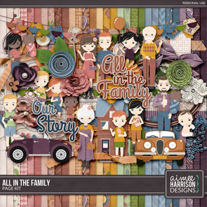 All In the Family Page Kit by Aimee Harrison