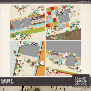 Angled #1 Template Set by Aimee Harrison