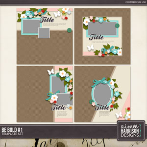 Be Bold #1 Template Set by Aimee Harrison