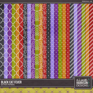 Black Cat Fever Extra Papers by Aimee Harrison