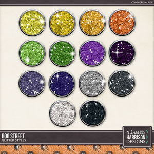 Boo Street Glitters by Aimee Harrison