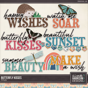 Butterfly Kisses Titles by Aimee Harrison