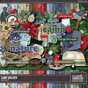 Camp Walden Page Kit by Aimee Harrison
