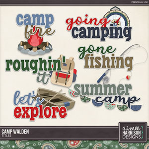 Camp Walden Titles by Aimee Harrison