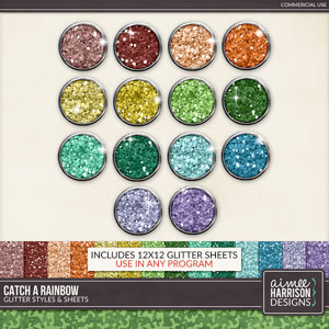 Catch a Rainbow Glitters by Aimee Harrison