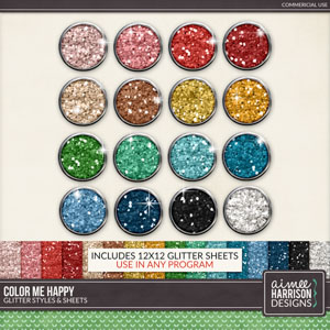 Color Me Happy Glitters by Aimee Harrison