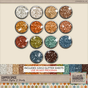 Copper Spice Glitters by Aimee Harrison