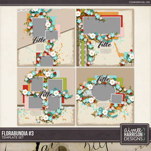 Florabundia #3 Template Set by Aimee Harrison