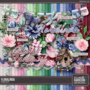 Floralinda Page Kit by Aimee Harrison