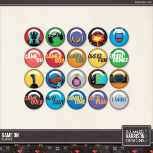Game On Flairs by Aimee Harrison