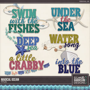 Magical Ocean Titles by Aimee Harrison