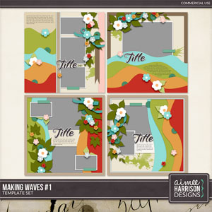 Making Waves #1 Template Set by Aimee Harrison