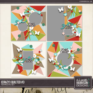 [Crazy] Quilted #3 Template Set by Aimee Harrison