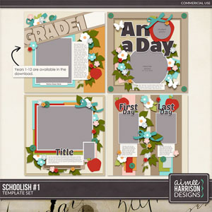 Schoolish #1 Template Set by Aimee Harrison