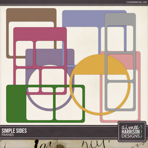 Simple Sides Frame Templates by Aimee Harrison