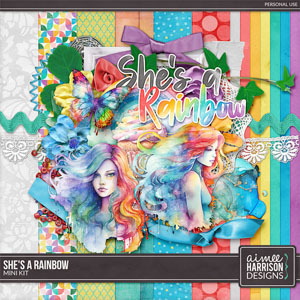 She's a Rainbow Mini Kit by Aimee Harrison