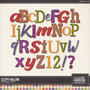 Sleepy Hallow Alpha Sets by Aimee Harrison