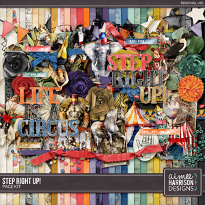 Step Right Up! Page Kit by Aimee Harrison