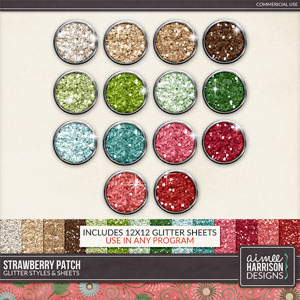 Strawberry Patch Glitters by Aimee Harrison