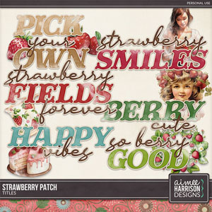 Strawberry Patch Titles by Aimee Harrison