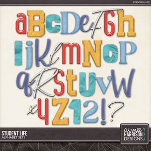 Student Life Alpha Sets by Aimee Harrison