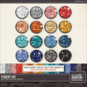 Student Life Glitters by Aimee Harrison