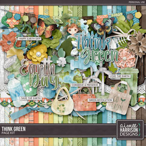 Think Green Page Kit by Aimee Harrison