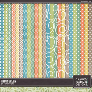Think Green Extra Papers by Aimee Harrison