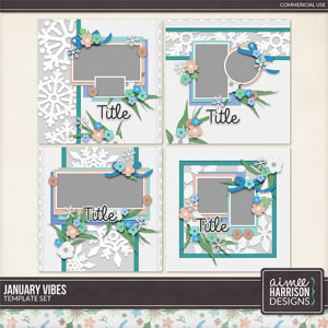 January Vibes Templates by Aimee Harrison