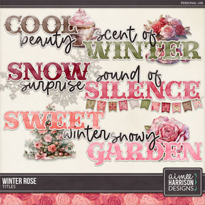 Winter Rose Titles by Aimee Harrison