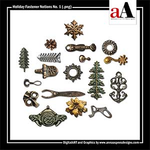 Holiday Fastener Notions No 1