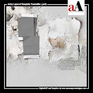 Trouvaille Artsy Layered Template