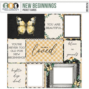 New Beginnings-Pocket Cards by CRK   