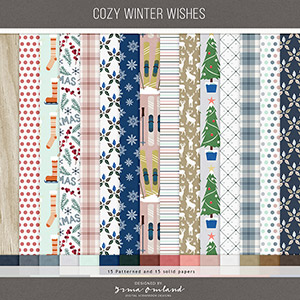 Cozy winter wishes | papers