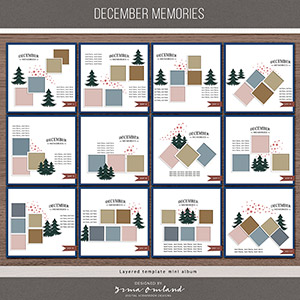 December memories | templates album