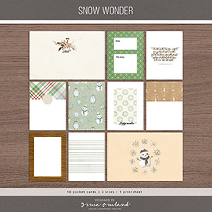 snow wonder | pocket cards