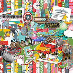 Just a Thought Digital Scrapbook Kit, Veronica Spriggs