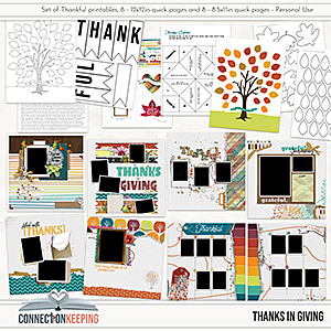 SSC Designs  Give Thanks Scrapbook Collection Kit – Scrapbook