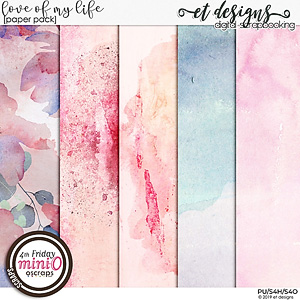 Love of my life Papers by et designs