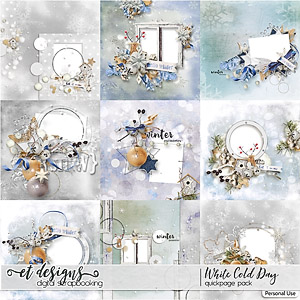 White Cold Day Quickpages by et designs