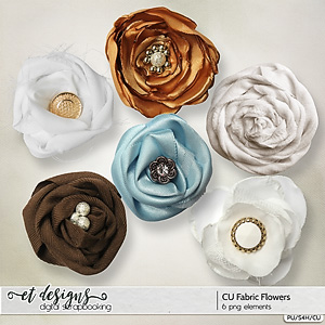 CU Fabric Flowers