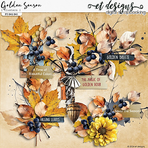 Golden Season Clusters by et designs