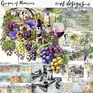 Grapes of Memories Bundle by et designs