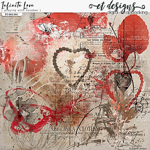 Infinite Love Playing with Brushes by et designs