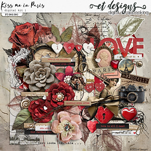 Kiss me in Paris Kit by et designs