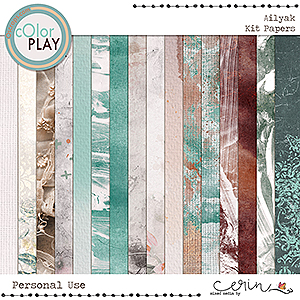 Ailyak {Kit Papers} by Mixed Media by Erin