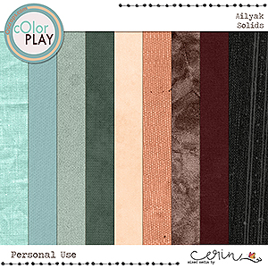 Ailyak {Solid Backgrounds} by Mixed Media by Erin