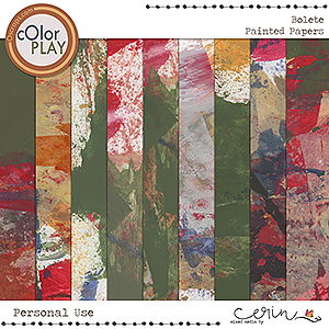 Bolete {Painted Papers} by Mixed Media by Erin